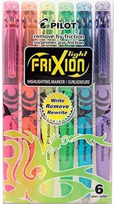 Obrázok produktu pre Pilot SW-FL-S6 zvýrazňovač Frixion light bl/gn/ge/or/vi/pi puzdro so 6 kusmi