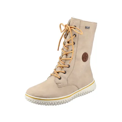 Produktbild von Rieker Damen Schuhe Stiefeletten Kurzstiefel Warmfutter Z4249, Größe:38 EU, Farbe:Beige