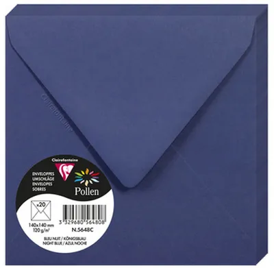 Produktbild von Clairefontaine Umschlag Pollen 140x140 120g dbla