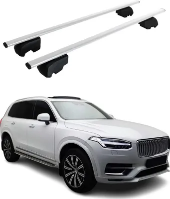 Produktbild von Dachträger Grundträger für Volvo XC90 2019-2022 Metall Silber ABE 2x