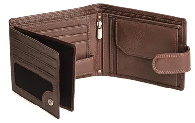 Zdjęcie produktu dla Elegancki portfel RFID dla mężczyzn z 14 przegródkami na karty