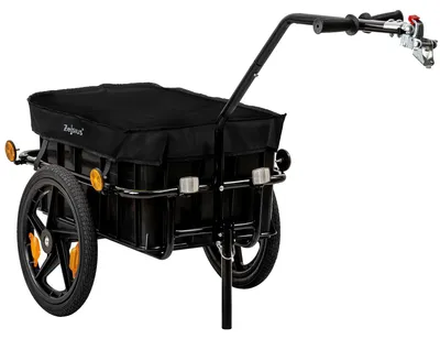 Obrázek produktu pro Vozík za kolo - 68 l - 40 kg - kola 16 palců