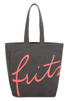 Produktbild von Fritzi aus Preußen Schultertasche Canvas Easy04 Shopper Anthra dunkelgrau
