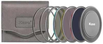Productafbeelding van Professionele 77mm Magnetische Filterset - Inclusief ND8, ND64, ND1000 en Adapter