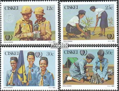 Produktbild von Briefmarken Südafrika - Ciskei 1985 Mi 75-78 (kompl.Ausg.) postfrisch Pfadfinderinnen