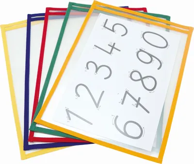 Produktbild von Lern- und Sammeltaschen A4-Plus mit Farbeinfassung, 10-tlg.
