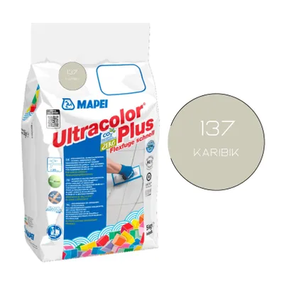 Produktbild von MAPEI® ULTRACOLOR PLUS Fugenmörtel 137 karibik 5 kg Flexfuge ohne Ausblühen schnell trocknend Fliesenfuge