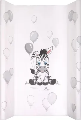 Produktbild von Wickelauflage New Baby Zebra weiß 50x70cm
