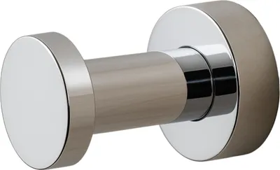 Produktbild von Balneo | Handtuchhaken Edelstahl silber CHROM | Badezimmerhaken QUBE Rostfrei | Wandhaken für Badezimmer