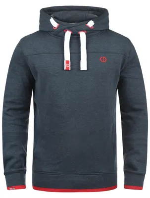 Produktbild von SOLID SDBenjamin Hood Herren Kapuzenpullover Hoodie Pullover mit Kapuze Eingrifftaschen Rippbündchen Baumwollmischung Regular fit