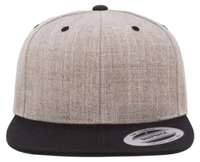Produktbild von Flexfit - Snapback Mütze TN1304 (Einheitsgröße) (Grau meliert/Schwarz)