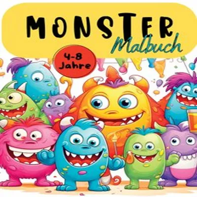 Produktbild von Monster Malbuch