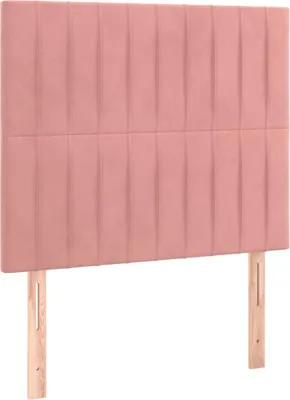 Produktbild von vidaXL Kopfteil Rosa 90x5x118/128 cm Samt