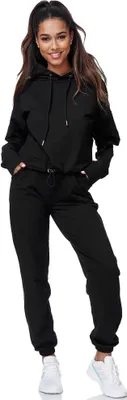 Produktbild von Tazzio Damen Jogginganzug F200 Schwarz L