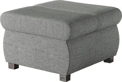 Produktbild von MIRJAN24 Polsterhocker Bangkok Klein, Moderne Sitzhocker vom Hersteller, Holzkonstruktion, 60x60x39 cm (Farbe: Rico 12)