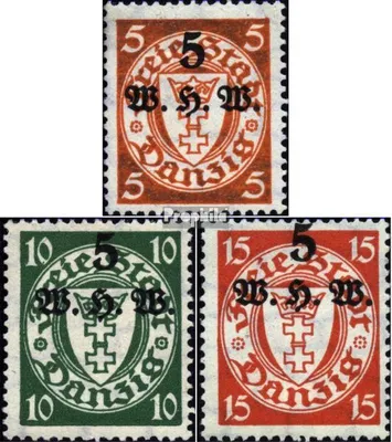 Produktbild von Briefmarken Danzig 1934 Mi 237-239 (kompl.Ausg.) postfrisch Winterhilfswerk