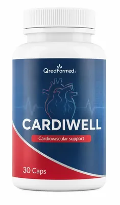 Zdjęcie produktu dla CARDIWELL – Codzienne wsparcie dla zdrowia układu krążenia i dostarczenie niezbędnych składników odżywczych – 30 kapsułek