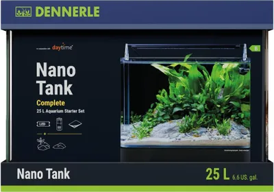 Produktbild von Dennerle Nano Tank Complete, 25 Liter - 36 x 28 x 25 cm - Nano Aquascaping Aquarium