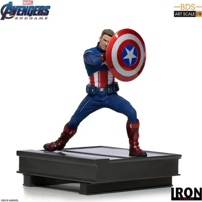 Produktbild von Iron Studios Avengers: Endgame Captain America 2023 BDS Art Scale Statue 19 cm IS24819