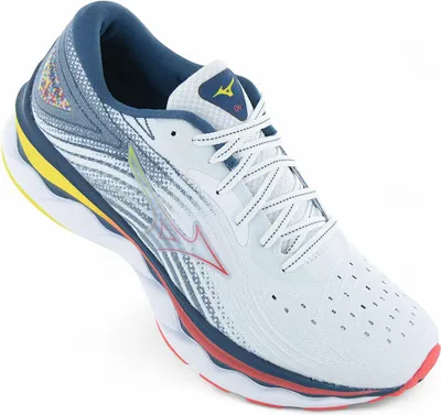 Produktbild von Mizuno Wave Sky 6  - Damen Laufschuhe Running Schuhe Weiß  J1GD220221 , EU 40.5 UK 7