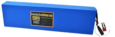 Image de Batterie, 48V, lithium-ion, capacité de 60000 mAh, avec connecteur T-DC