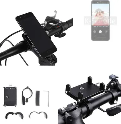 Produktbild von K-S-Trade Handyhalterung für das Fahrrad kompatibel mit Blackview A52 Halter Lenkstange Fahrradhalterung Motorrad Bike Mount Befestigung Smartphone