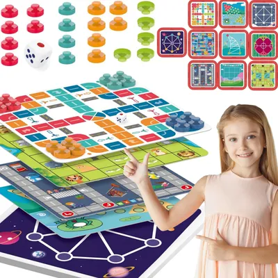 Image de Coffret de jeux de société de logique Woopie 10-en-1