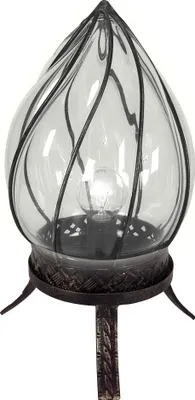 Produktbild von Näve Leuchten Tischleuchte ORIENT mit E14 Tischleuchte ORIENT mit E14 Tischleuchten - Glas-Tischleuchte "ORIENT", Tischlampe aus Metall und Glas in blau, 32 cm hoch, Ø 17 cm, E14-Fassung