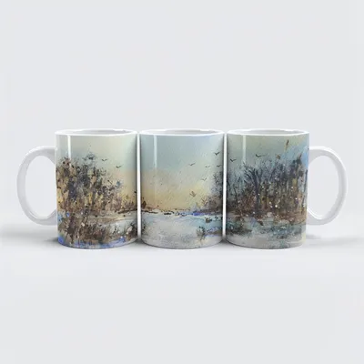 Image de raxxa Mug Premium "Paysage hivernal