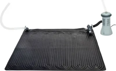 Produktbild von Intex Solarheizmatte für Pool, 1,2 x 1,2 m, Schwarz, 32/38 mm Anschluss