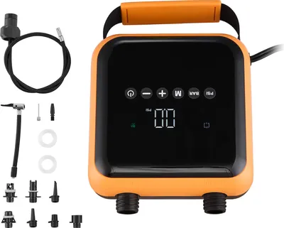Image de SucceBuy Pompe SUP électrique 40 PSI avec arrêt automatique pour bateaux pneumatiques