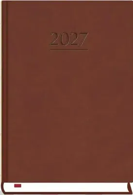 Image de Agenda 2025, format B6, quotidienne, couleur marron - Michalczyk et Prokop