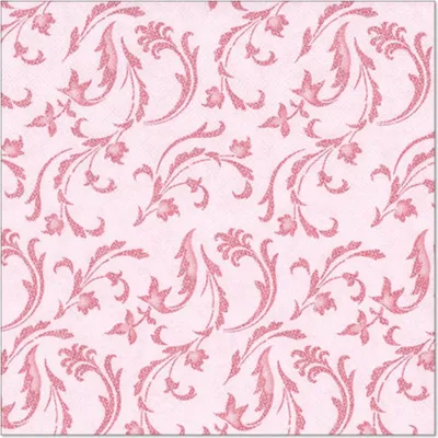 Image de 50 serviettes de table en tissu Damascato fuchsia 40x40cm
