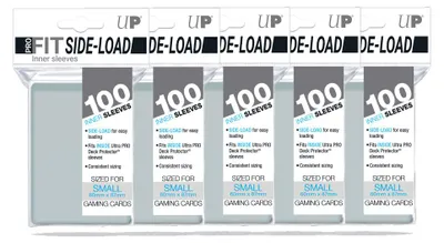 Produktbild von 500 Ultra Pro SMALL Pro-Fit Sleeves SIDE-LOAD Sleeves (60x87mm)