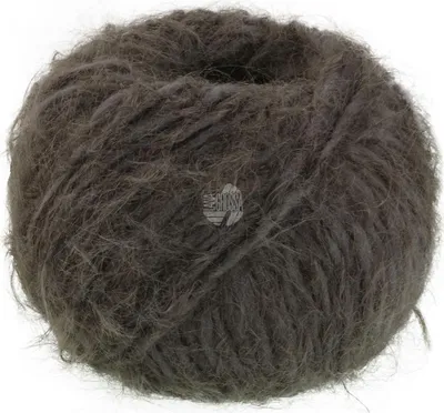 Produktbild von Lana Grossa BASTA 50 g Garn im Fake Fur Look mit Franseneffekt 100 m Farbe 034 - Graubraun