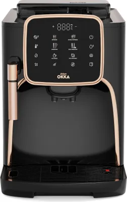 Produktbild von Arzum Okka Pro OK0030-0400 Vollautomatische Espressomaschine Kaffeemaschine Chrom mit Milchaufschäumdüse