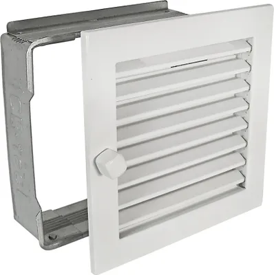 Produktbild von Warmluftgitter WG 2020 W Lüftungsgitter Weiss 200 x 200mm Zuluft Abluftgitter