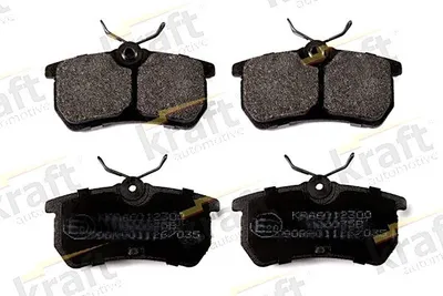Produktbild von KRAFT Bremsbeläge Satz Hinten Bremsklötze für FORD Fiesta Mk5 Schrägheck (JH1, JD1, JH3, JD3) 6012300
