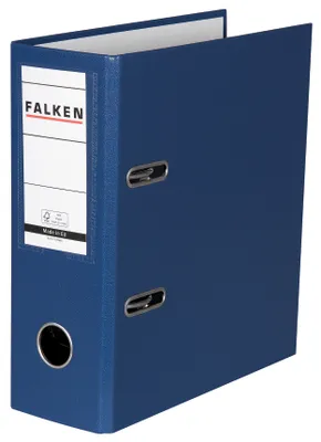 Produktbild von Falken 11285681 Ordner - A5 hoch, 80mm, PP-Folie, blau