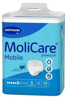 Image de Molicare Premium Mobile 6 gouttes taille S 14 pces