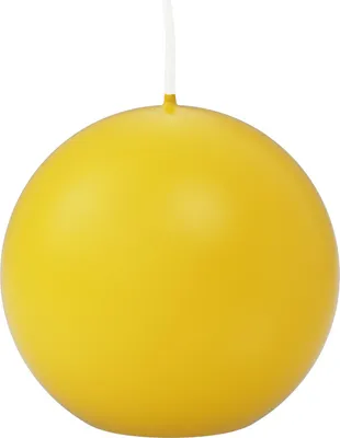 Produktbild von Kugelkerzen Dotter Gelb Ø 60 mm, 16 Stück