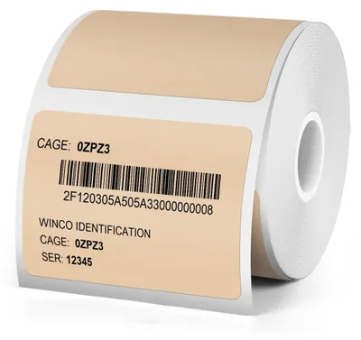 Productafbeelding van Thermische etiketten - Stickers - 40 x 30 mm - Waterdicht vinyl - 300 stuks