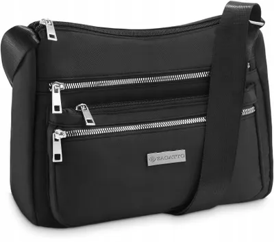Zdjęcie produktu dla Zagatto Torebka Shopper Poliester Czarna ZG813