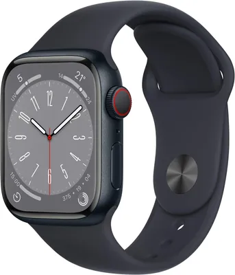 Produktbild von Apple Watch 8 Cell 41mm Alu Midnight/Midnight Sport Band