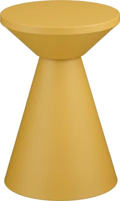 Produktbild von Mica Decorations Jim Beistelltisch - H45 x Ø31 cm - Eisen - Ockergelb