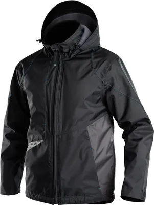 Produktbild von DASSY Regenjacke HYPER Arbeitsjacke Gr. XS schwarz/anthrazit