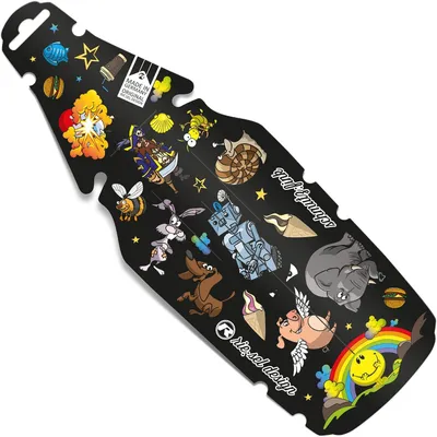 Productafbeelding van Spatbord kinderfiets zadel - Sticker design - Montage zonder gereedschap