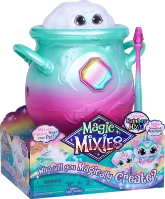 Obrázok produktu pre Kúzelný kotlík Magic Mixies s kúzelnou paličkou, kúzelnými prísadami a farebným interaktívnym plyšákom