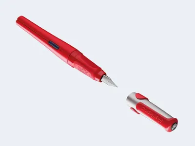 Produktbild von Füller Pelikano rot L für Linkshänder P480
