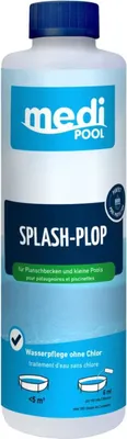 Immagine prodotto di mediPOOL Splash-Plop 0,5 l: prodotto per il trattamento dell'acqua senza cloro per piscine gonfiabili e piccole piscine